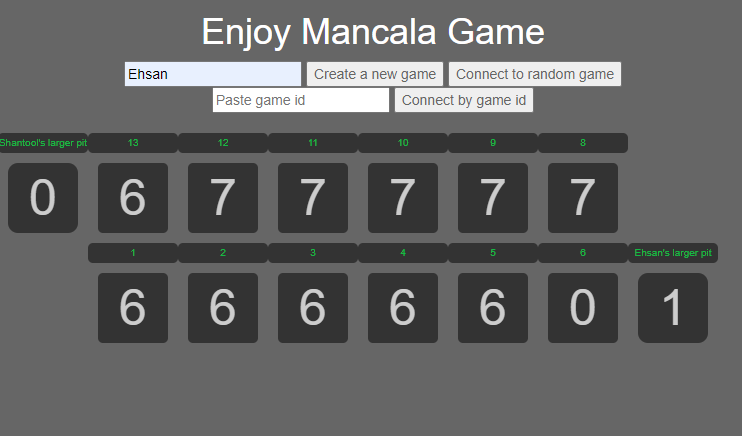 Mancala game